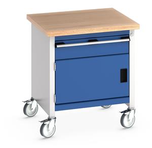Bott Mobile Bench MPX Top 750Wx750Dx840mmH - 1 Drwr,1 Cupbd 750mm Wide Moveable Engineers Storage Bench with drawers and Cabinets 18/41002088.11 Bott Mobile Bench MPX Top 750Wx750Dx840mmH 1 Drwr 1 Cupbd.jpg